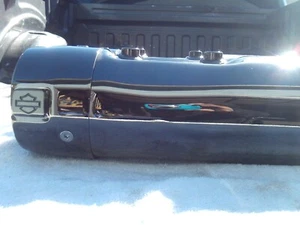 Slip On Mufflers for Harley 2017-UP Touring, Road Glide Exhaust 4.5 Black chrome - Picture 1 of 10