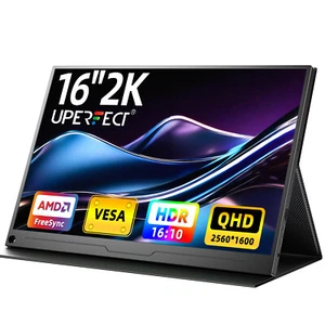 Tragbarer Monitor 16 Zoll Mobile Monitor 2560x1600 IPS Monitor mit Lautsprecher - Photo 1/7
