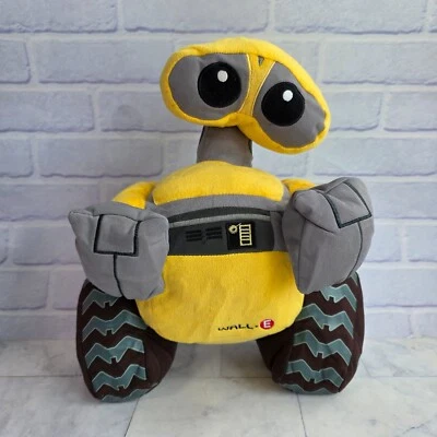 Disney Wall-E Plush Large 14 Inch Yellow Robot Stuffed Toy Pixar Disney Store - Image 1 of 4