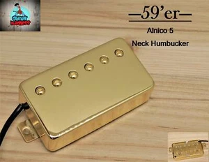 G.M. 59'er Alnico 5 Gold Humbucker Neck (50mm) (4-wire) for Gibson Epiphone® - Picture 1 of 9