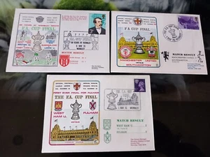 Football Covers (3) - F.A. Cup Finals 1973, 1975 & 1976 - Picture 1 of 1