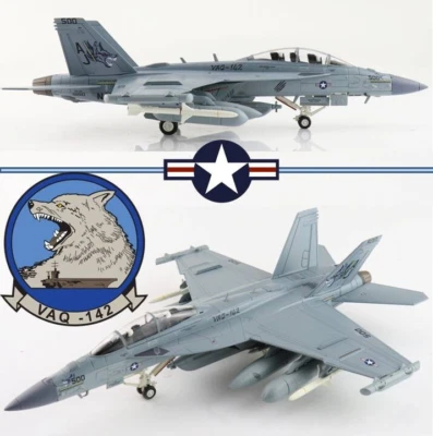 Hobby Master 1/72 HA5158 EA-18G Growler USN VAQ-142 Gray Wolves USS G. R. Ford - Image 1 of 4