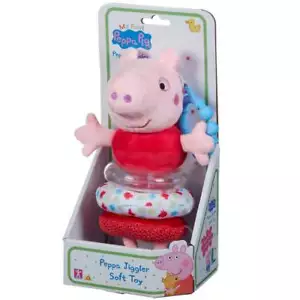 My First Peppa Pig - Peppa Jiggler Soft Toy with Rattle - Picture 1 of 4