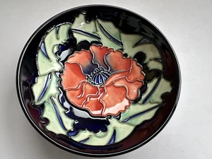 Moorcroft "Poppy "Footed Bowl Rachel Bishop 12cm - Picture 1 of 24