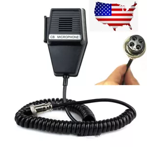 CM-4 4 pin Dynamic voice coil CB RADIO Microphone For Cobra Galaxy CB Radios MIC - Picture 1 of 6