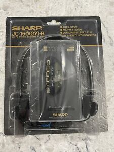 Sharp AM-FM Stereo Cassette Player Vintage JC-150 Factory Sealed NOS