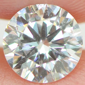 Diamante de corte redondo color G SI1 suelto certificado natural mejorado blanco 1,09 quilates - Imagen 1 de 8