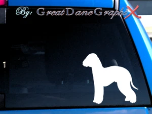 Bedlington Terrier #1 - Calcomanía de vinilo - Elección de color - ALTA CALIDAD - Imagen 1 de 2