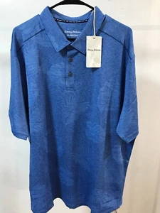 Tommy Bahama Big And Tall Men's Size 1XLB Delray Frond Island Zone Polo $118 NWT - Picture 1 of 7