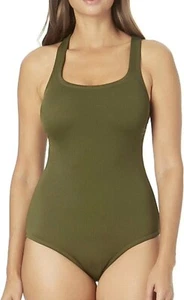 Hurley ~ Amazon Jungle Green One Piece Ribbed Swimsuit~ SZ XXL~NWT~ - Picture 1 of 6