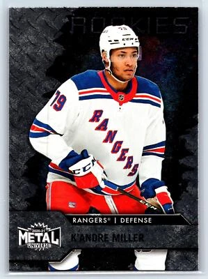 K'Andre Miller 2020-21 SkyBox Metal Universe RC New York Rangers #148 - Image 1 of 2