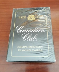Baraja de cartas de whisky CANADIAN CLUB de colección NUEVA SELLADA    - Imagen 1 de 2