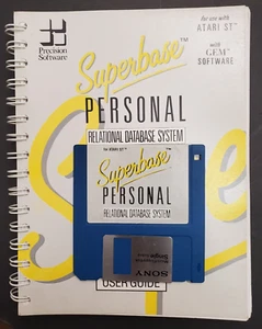 Superbase Personal Relational Database System for Atari ST & Manual - Precision - Picture 1 of 3