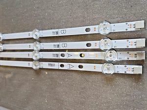 ✅ 4 Barrettes Leds JVC LT-43C870 43U5766DB 43U666 17DLB43VER3-A 17DLB43VER3-B - Picture 1 of 7