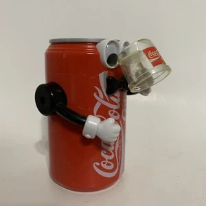 Vintage Coca-Cola Coke Classic Plastic Robot Can Coin Mechanical 5.5” Toy Bank - Picture 1 of 7