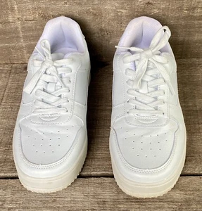 Zapatos Atléticos No Boundaries Todo Blanco Imitación Cuero Ancho Ancho Para Mujer Talla 9W Usados en Excelente Condición - Imagen 1 de 11