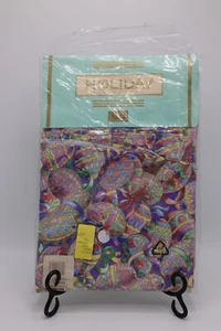 NEW! Tobin Holiday Cotton Tablecloth Elegant Eggs Easter Spring Oval 60x84 - Picture 1 of 6