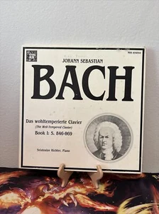 BACH Well-Tempered Clavier Book 1 - SVIATOSLAV RICHTER piano - MHS ST 3LP BOX - Picture 1 of 2