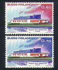 Finlandia 1973 Nordycki dom / budynek / architektura / współpraca pocztowa 2v (n34072)