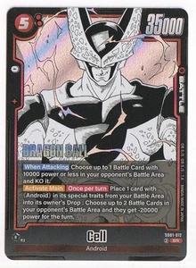 Cell SB01-012 SR Super Rare Fusion World Manga Booster - Picture 1 of 2