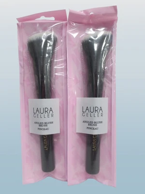 LAURA GELLER CEPILLO RUBOR ANGULAR GET DESCARADO NUEVO SIN CAJA LOTE DE 2 Foto 1 de 2