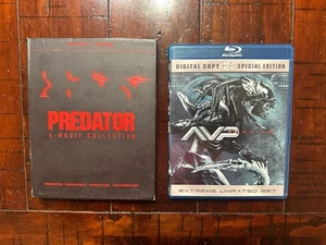 Predator: 4-Movie Collection (Blu-ray) + AVP REQUIEM - Picture 1 of 9