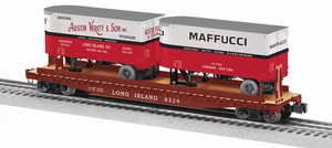 Lionel NLOE Long Island LIRR Verity TOFC (Trailers on Flatcar) - Picture 1 of 5
