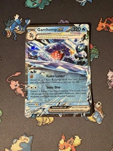Pokémon Cards Garchomp ex 038/182 Ultra Rare Paradox Rift - (NM) - Picture 1 of 2