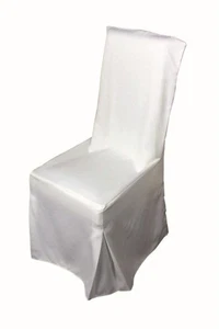 6 STUHLHUSSEN HUSSE WEISS MATT - Bild 1 von 1