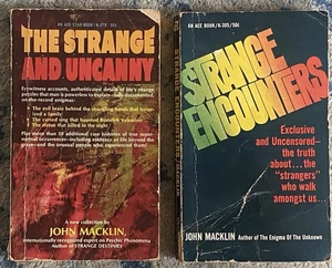 The Strange and Uncanny, Strange Encounters John Macklin (1967 & 1968) Vintage - Imagen 1 de 6