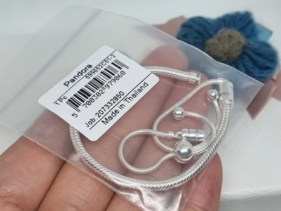 NEW Genuine Pandora Moments Snake Chain Slider Bracelet  BOXED  💕 28cm - Image 1 of 4