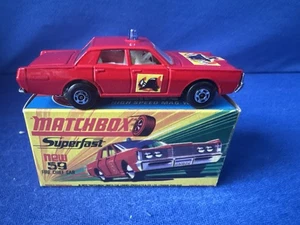 (New) Matchbox - #59 Mercury Fire Chief - Picture 1 of 11