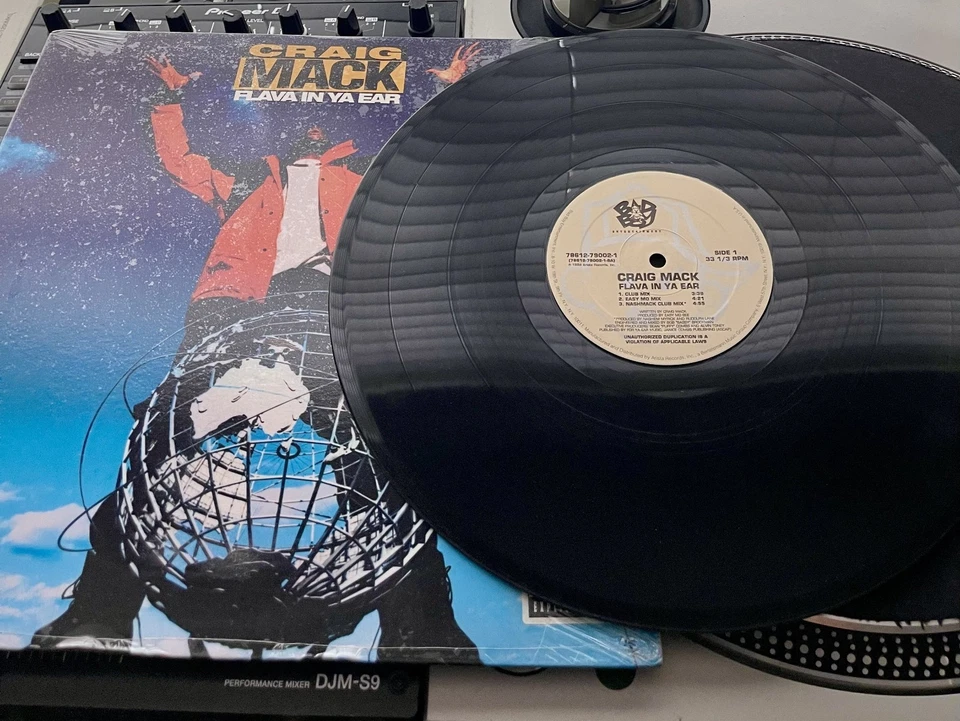 Craig Mack – Flava In Ya Ear OG 1994 Press 12" in Picture Cover VG+/VG+ SHK - Imagem 1 de 2