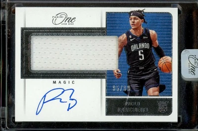 2022-23 Panini One and One Paolo Banchero Rookie Jumbo Jersey Auto #/99 - Image 1 of 2