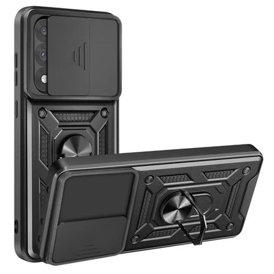 Avizar Coque pour OnePlus Nord 5 avec Bague Support et Cache Caméra Coulissant - Photo 1/4