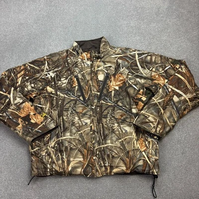 RealTree Jacket Adult Large Brown Workwear Hunting Camo Lined Coat Outdoors Mens - Image 1 of 4