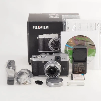 Fujifilm X Series X20 12.0MP Digital Camera Silver [Good w/Box] #13530 - Image 1 of 4