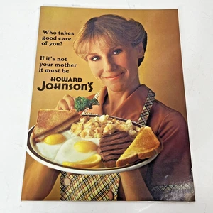 Raro Howard Johnsons HoJo Menú 1983 Night Owls Sweet Times Desayuno de helado - Imagen 1 de 8