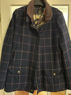 Joules Women's Tweed Field Coat - Image 1 of 3