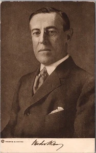 Retrato postal vintage del presidente Woodrow Wilson de la década de 1910 / The Rose Co. - SIN USAR - Imagen 1 de 2