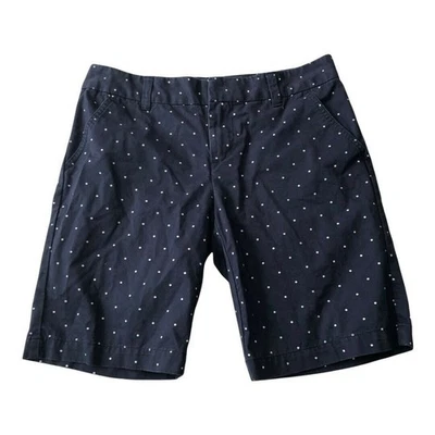 Шорты женские Tommy Hilfiger размер 4 темно-синие в горошек бермудские шорты средняя посадка - Изображение 1 из 4