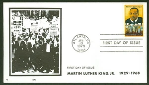MARTIN LUTHER KING JR FDC SUN CACHET - Foto 1 di 1