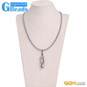 Necklace Natural Chakra Crystal Stone Healing LifeTree Reiki Pendant Jewelry - Picture 1 of 43