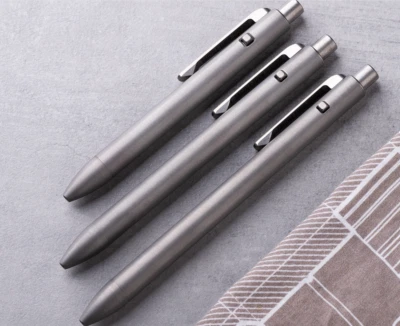 Tactile Turn - Stonewashed Titanium Side Click Pen in Standard, Short or Mini - Image 1 of 4