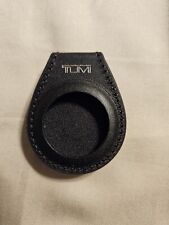 Tumi Leather Apple Air Tag Key Fob Magnetic Snap New Without Tags NWOT Brand New