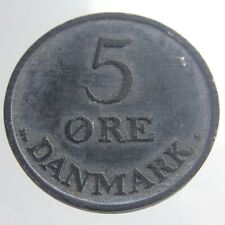 1953 Denmark Five Ore 5 Öre KM# 843 Circulated Coin Zinc V928