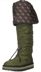 GUESS Women's Ladiva Over-The-Knee Boot Olive Green Size 7 - Picture 1 of 5