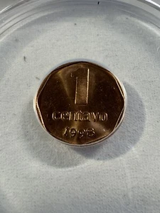 1998 Argentina 1 Centavo Graded MS 67 RD by ANACS - Picture 1 of 4