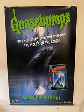 Poster: Goosebumps Werewolf Fever Swamp: original VHS movie video store (A)