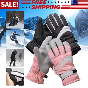 Thermal Windproof Waterproof Winter Gloves Touch Screen Warm Mittens Men Women - Picture 1 of 15
